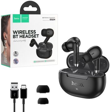 Купить Гарнитура EQ24 Wireless Bluetooth Headset HOCO черная