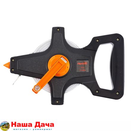 Рулетка геодезическая, 20 м х 12,5 мм, лента ПВХ, открытый корпус Sparta