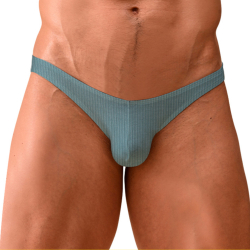 Мужские трусы слипы бирюзовые ADANNU AN7118-11