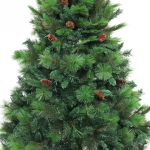 Ёлка «Сокровище зимы» 150 см, ПВХ+леска , шишки (508 веток) (SZ1022-150)