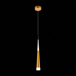 SLE200103-01 Светильник подвесной Золотистый/Золотистый, Белый LED 1*7W 3000K ORPELO