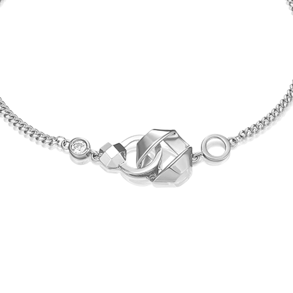 Браслет из белого золота c натуральным топазом white Артикул: 05-0746-00-201-1120