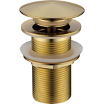 Слив для раковины Boheme 612-MG Matt Gold, click-clack