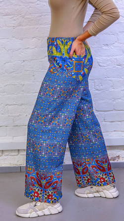 Широкие брюки "Дракон"