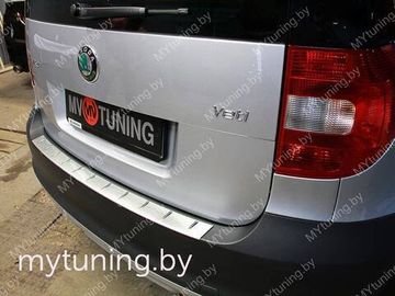 Защитная накладка бампера для Skoda Yeti