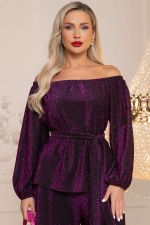 Костюм праздничный Бланш (темная орхидея) К14495-4М LT Collection