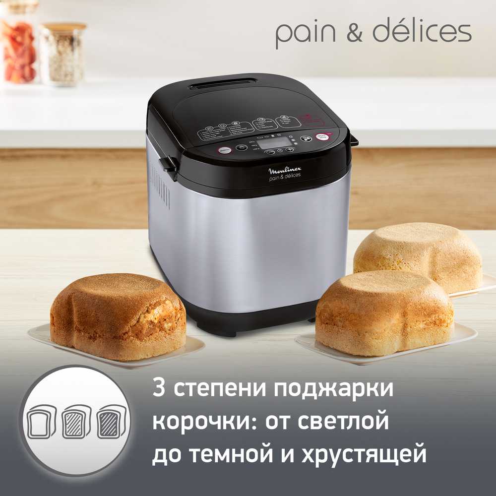 Хлебопечка Moulinex Pain&Delices OW240E30