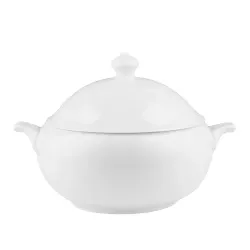 Супница 7 л d 25,5 см h25 см белая фарфор P.L. Proff Cuisine [1]