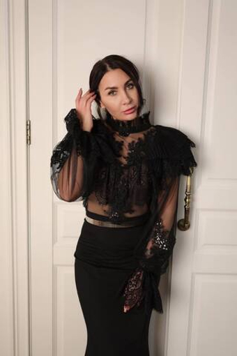 Блуза "Черный лебедь"