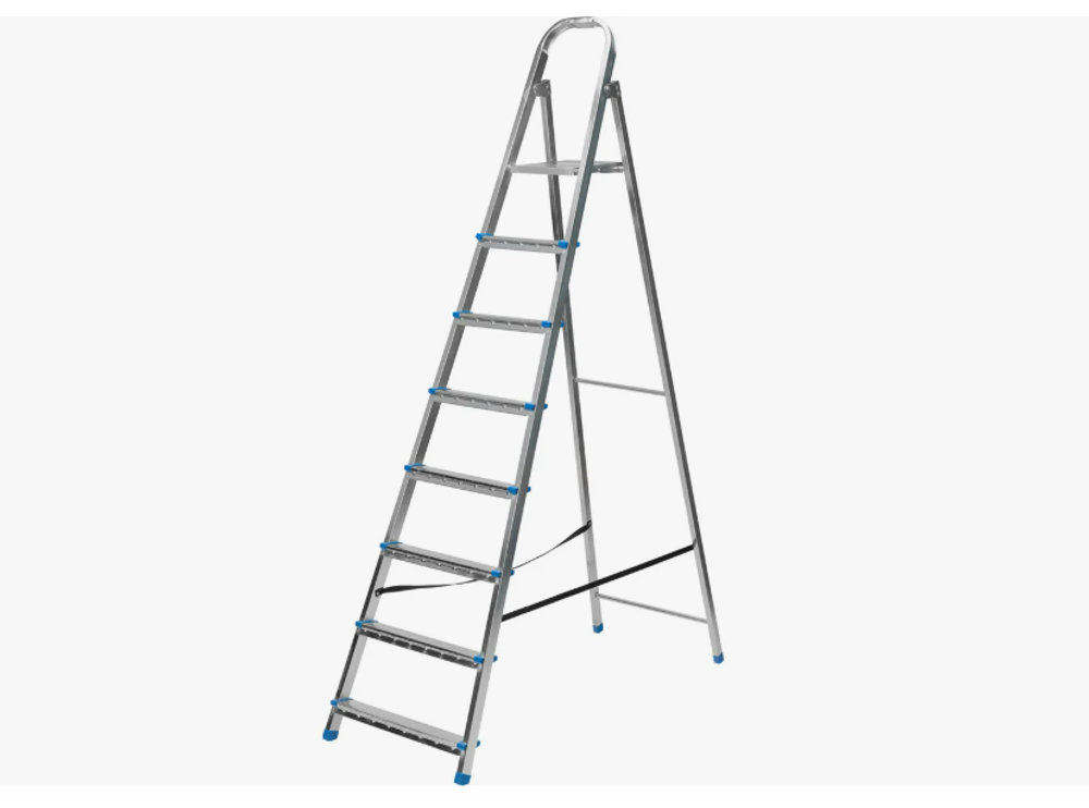 Стремянка 8 ступеней оцинкованная Sarayli П061/8