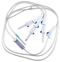 Система инфузионная для переливания растворов трехходовая с пластиковым шипом SFM 25 шт