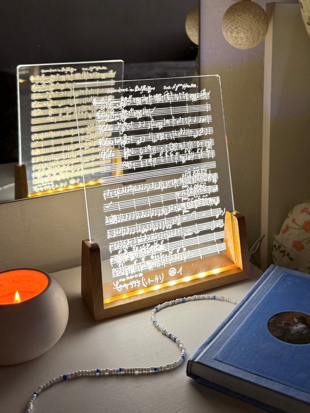 Ночник "Нотный стан"