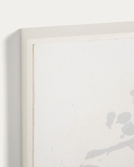 Erale Абстрактная картина ручной работы в серо-синих тонах, размер 60 x 90 см