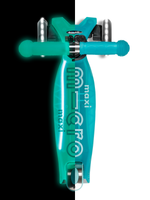 Самокат Maxi Micro Deluxe Glow Plus (светящийся) LED зеленый мармелад