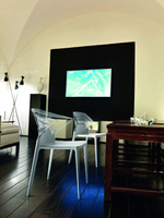 Кресло пластиковое Papatya Ego-K, белый, прозрачный