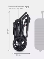 Коляска  PACCO (2 в 1) (RIKO BASIC) 07 Mokka (кофейный-темно-коричневый)