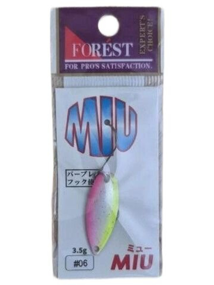 Блесна MIU Forest микроколебалка весом 3.5 #06