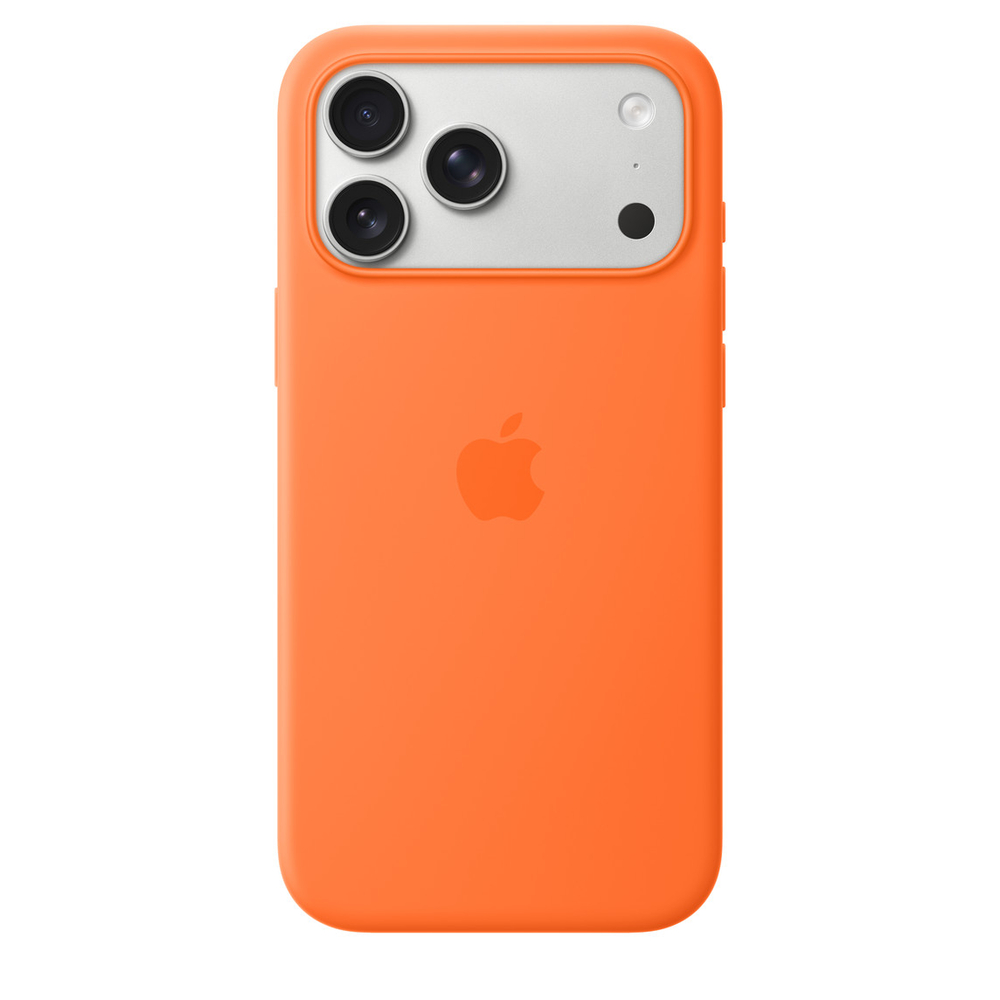 Чехол Apple Silicone Case с поддержкой MagSafe для iPhone 17 Pro, Orange