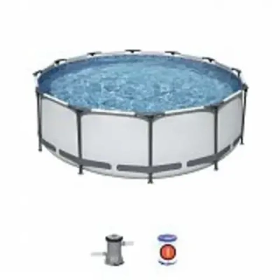 Бассейн каркасный Steel Pro MAX 366*100 см + фильтр-насос 2006 л/ч (II) Bestway (56260)