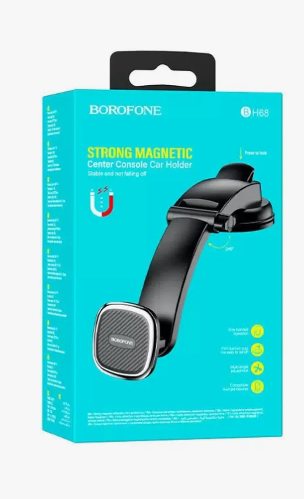 Автодержатель Borofone BH68 metal gray