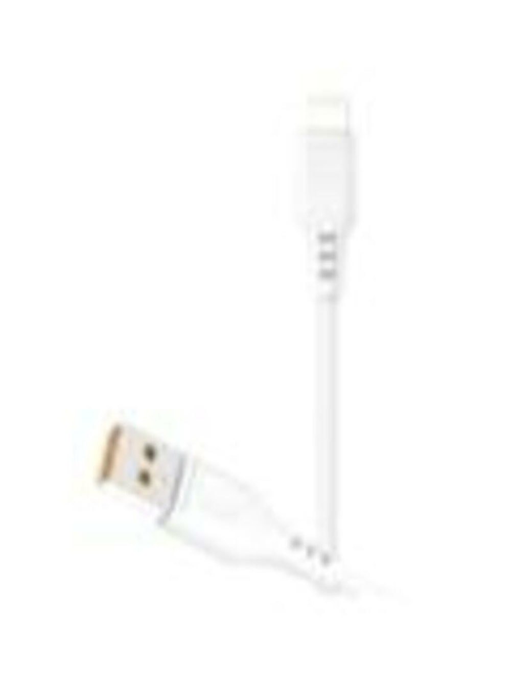 Кабель GoPower GP01L USB (m)-Lightning (m) 1.0м 2.4A ПВХ белый