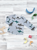 Футболка с длинным рукавом Mjölk Акулы