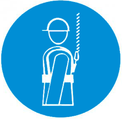 M09 "Работать в страховочном поясе"