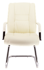 Кресло для посетителей Everprof Kent CF Экокожа Кремовый