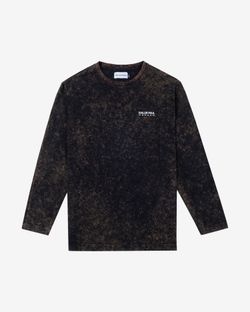 Лонгслив Acid Wash Черный