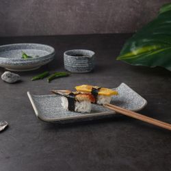 Блюдо прямоугольное 17,5*10*2,6 см с бортами Side Up2 Stone Untouched Taiga P.L. Proff Cuisine [1]