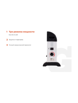 Электрический конвектор СНG-1500/1,5 кВт Gigant CHG-1.5