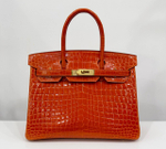 Сумка Hermes из кожи крокодила 35 см, арт. 466224545