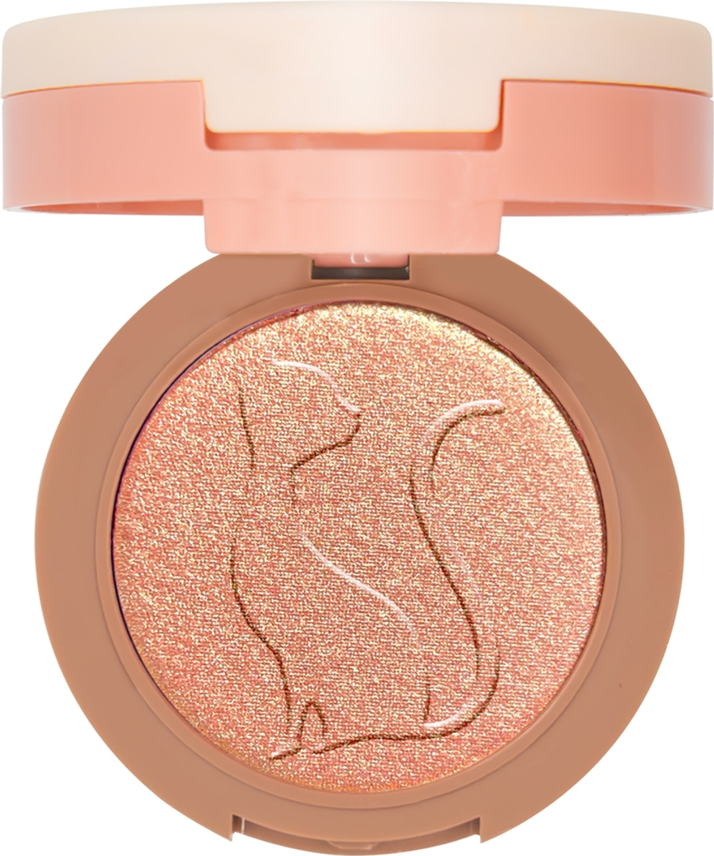 J.Cat Beauty 2 In 1 Piece Of Cake - Румяна с хайлайтером для скул оттенок 103 McFlirty, 12 g