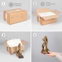 Статуэтка Удав Кулибин Айвори