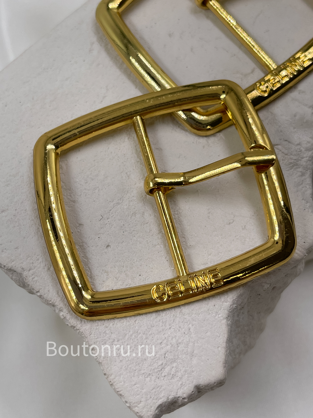 Пряжка Сел. золотая 35 мм