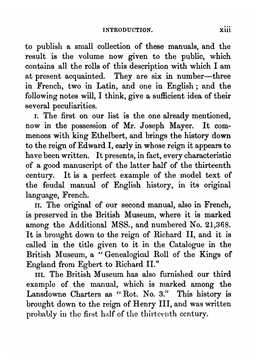 Feudal manuals of English history, a series of popular sketches of our national history | Thomas Wright