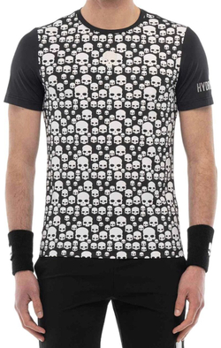 Мужская теннисная футболка Hydrogen Multicons Tech - разноцветный