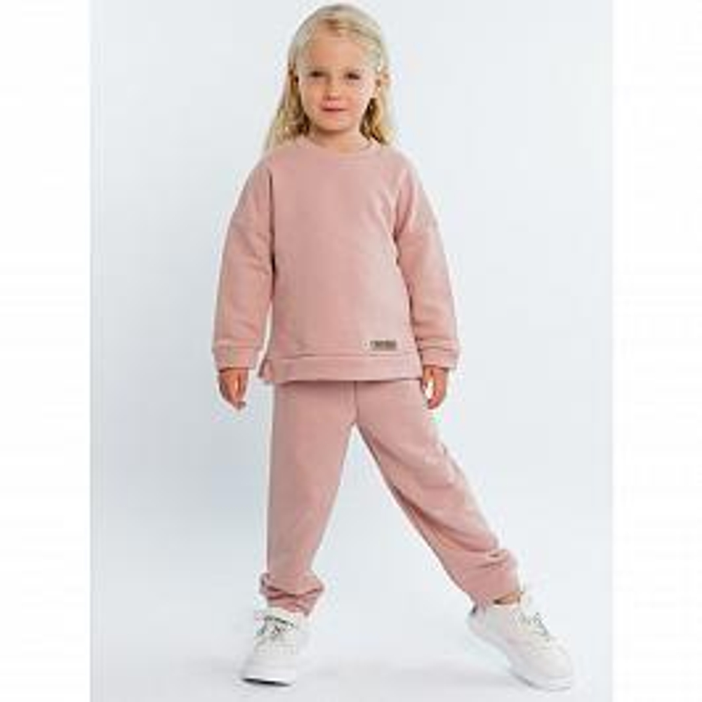 Костюм для девочек футер 3х нитка петля 8438300108 р.92-98 (Юлла)