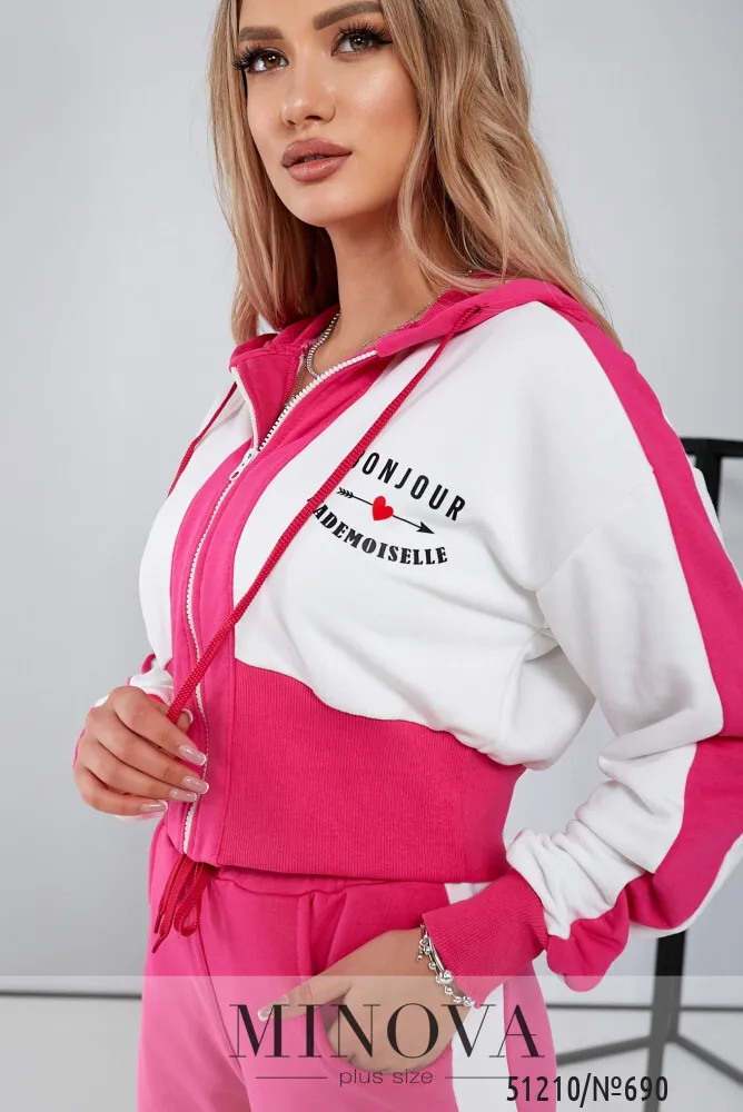 Костюм 690-малиновый Minova