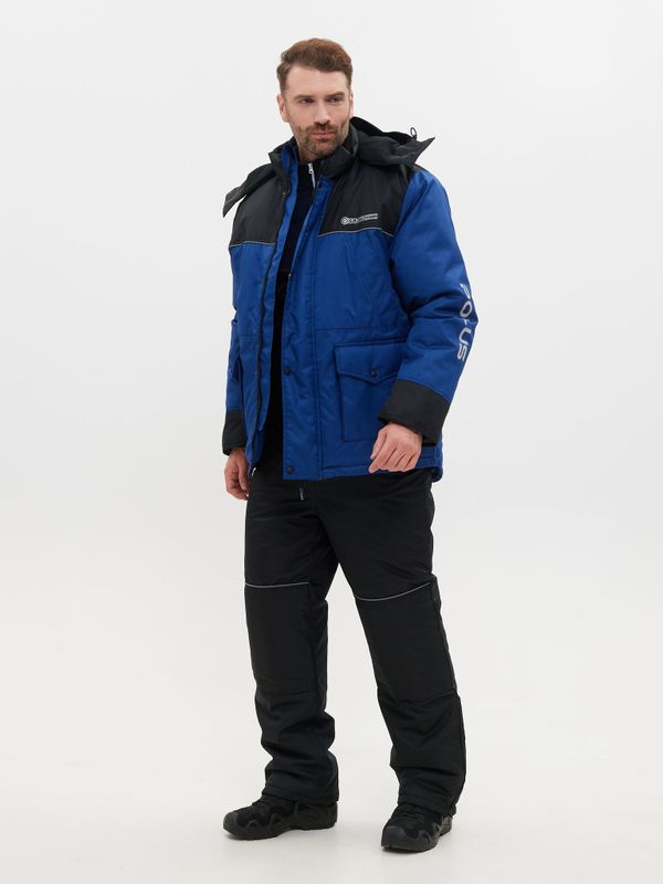 Костюм зимний Полюс ткань Cell цвет Синий/Черный