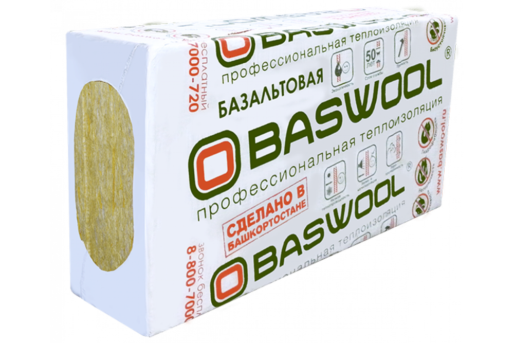 Утеплитель BASWOOL 1200х600х50 мм