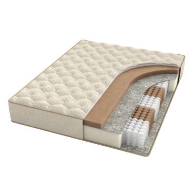 Матрас BuyNature, 25 см, средняя жесткость, независимые пружины