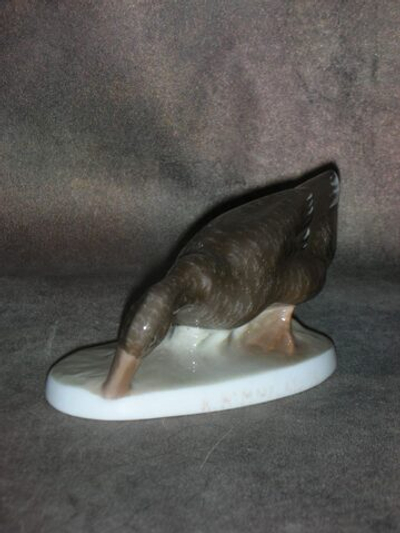 Статуэтка. Фарфор. Птица Утка Кряква. Rosenthal. Германия