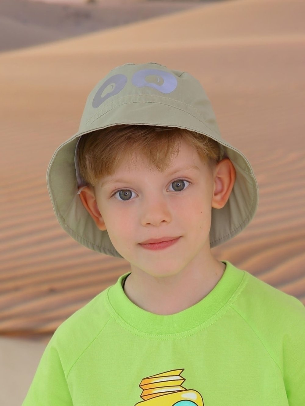 Панама детская солнцезащитная для девочек и мальчиков со светоотражающим эффектом CROOT