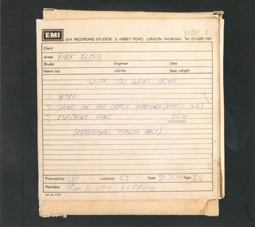 PINK FLOYD - Wish You Were Here (50th Anniversary), (2CD, Deluxe Edition, Reissue, 2025, Remastered) Пинк Флойд. Новый запечатанный музыкальный диск