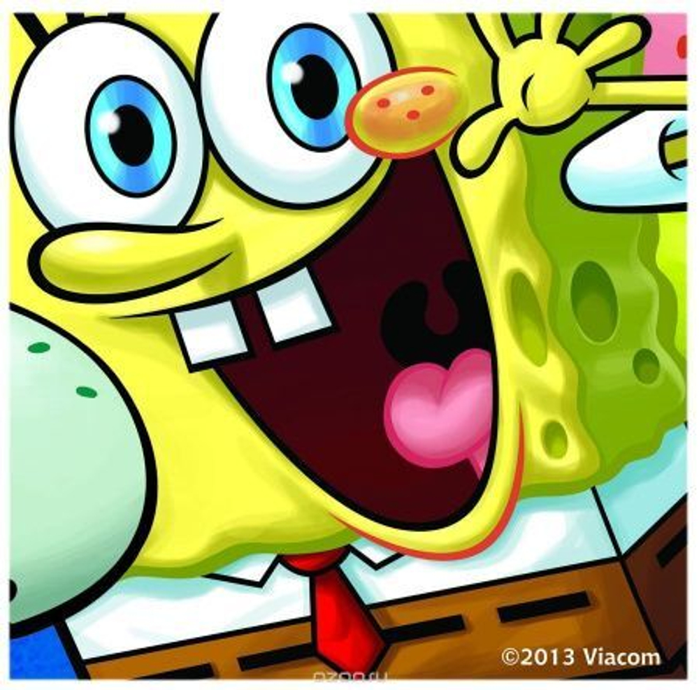 Распродажа Салфетки Губка Боб 33см 16шт.