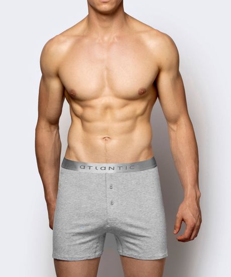 Трусы мужские семейные Atlantic Basic BMB-005 серый меланж