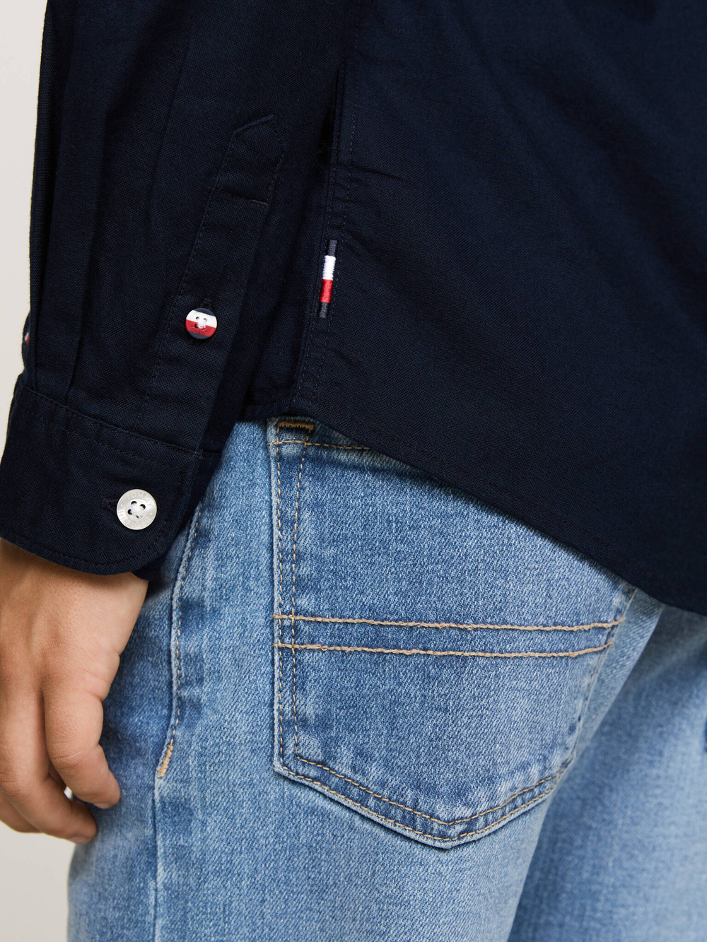 Рубашка Tommy Hilfiger - темно-синий(KB0KB09265)