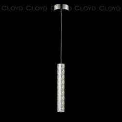 Подвесной светильник Cloyd ELATA P1 / выс. 38 см - хром (арт.11559)