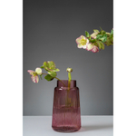 Ваза noemi, 19 см, бордовая